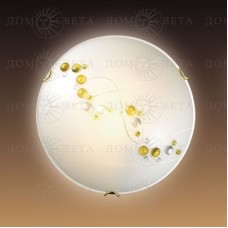 Sonex 107 _107 SN14 042 золото/белый/декор желт Н/п светильник E27 100W 220V BARLI