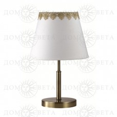 Lumion 2998/1T LN16 164 бронзовый/декор. стекло/ткань Настольная лампа E14 40W 220V PLACIDA